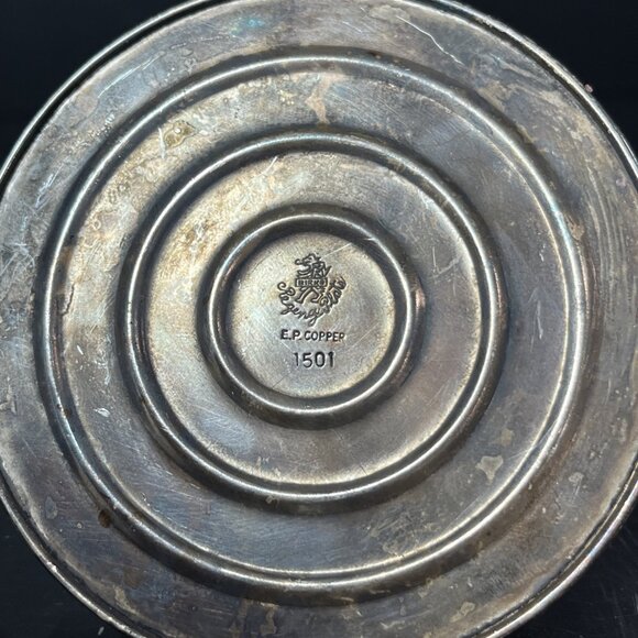 BIRKS Silver Plated Candlestick Holders E.P. Copper 1501 Unpolished - Picture 5 of 9